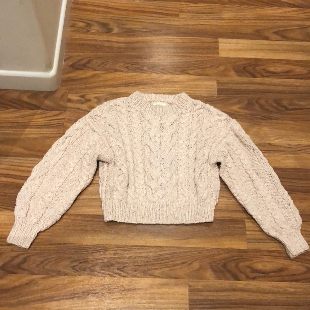Doen Bee Sweater-Pink Cloud XS/S